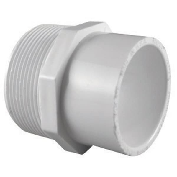 Pinpoint PVC021100800 Reducing Adapter Schedule 40PVC1MPT 0.75 in. S, 25PK PI612352 - main